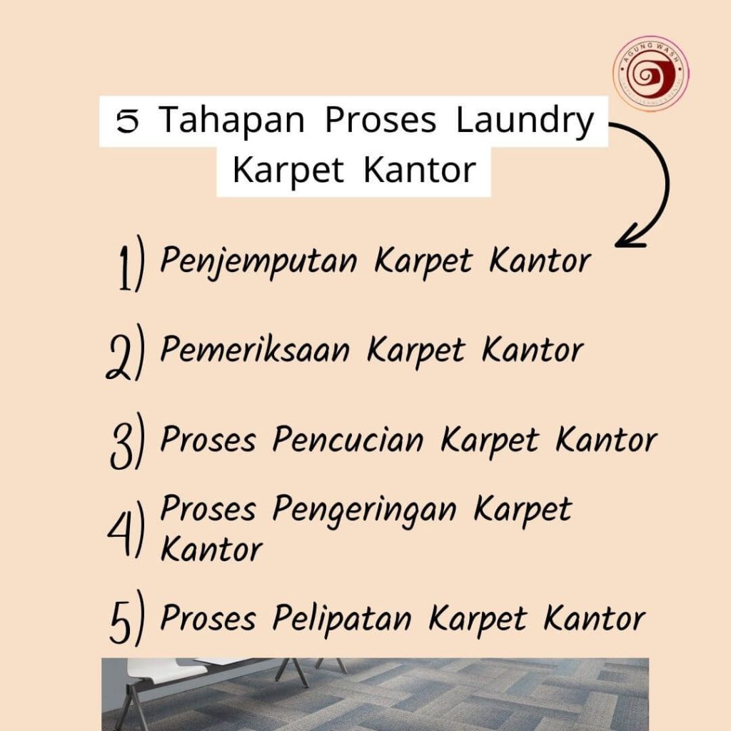 Proses Laundry Karpet Kantor